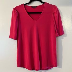 NWOT Adrianna Papell V-Neck Shirt, Size S